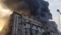 বঙ্গবাজারের এনেক্সকো টাওয়ারে আগুন